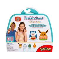 POKEMON Squish alongs 4-pack – Eevee, Snorlax, Bellibolt, Torchic