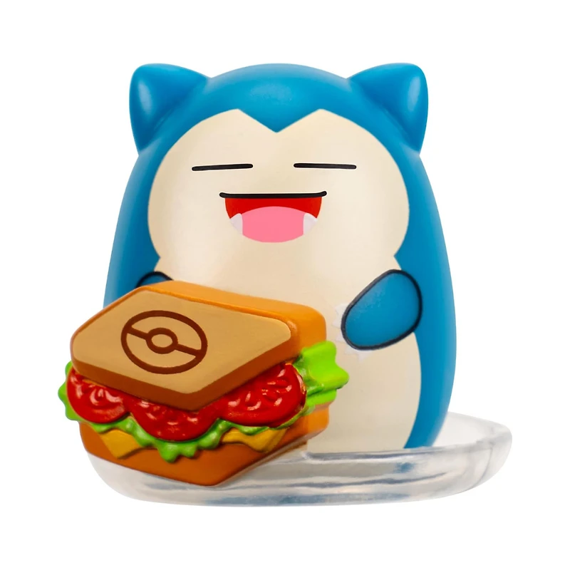 POKEMON Squish alongs 4-pack – Eevee, Snorlax, Bellibolt, Torchic