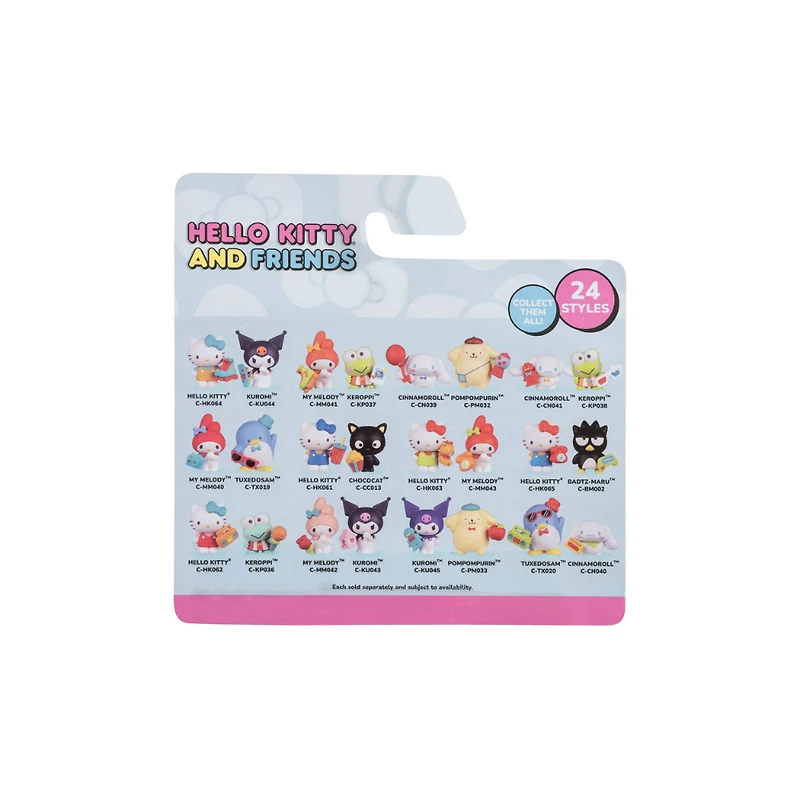 Hello Kitty and Friends – 2 inch 2 Figure Pack – Rainbow Vibes Assorted