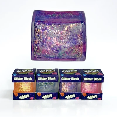 Jellium Glitter Block – Assorted Colors (Random Selection)