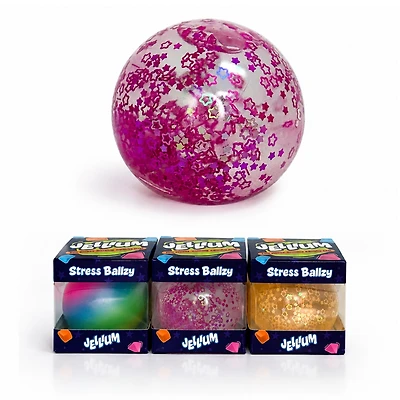 Jellium Stress Ballzy – Assorted Colors (Random Selection)