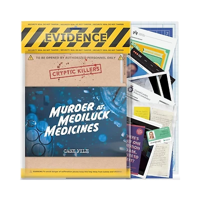 Cryptic Killers – Murder At Mediluck Medicines