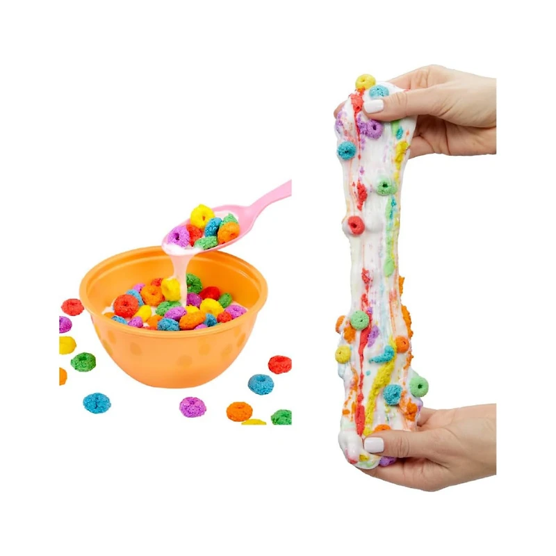 Bowl of Fruity Cereal DIY Slime Kit – Make, Smash & Stretch Slime