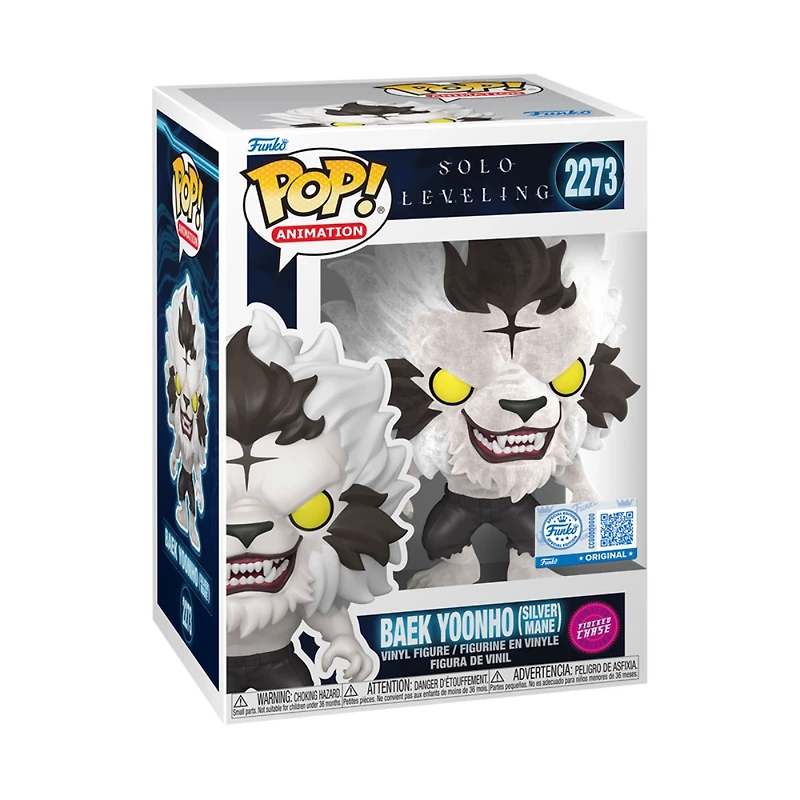 Funko Pop!  Anime: Solo Leveling – Baek Yoonho – Silver Mane