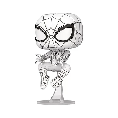 Funko Pop! Marvel: Sketched Spider-Man Bobblehead