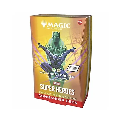 Magic The Gathering: Marvel Super Heroes Collector Commander Deck – Wakanda Forever