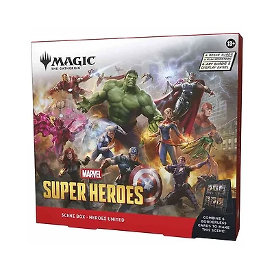 Magic The Gathering: Marvel Super Heroes Scene Box – Heroes United