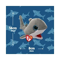 Ty Beanie Boo Finnegan The Gray Shark 6 Inch