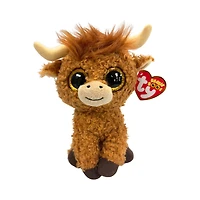 Ty Beanie Boos Alfie The The Highland Cow 6 Inch