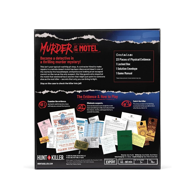 Hunt A Killer Murder at The Motel – an Immersive Murder Mystery Experience