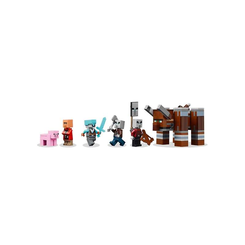 LEGO Minecraft The Pillager Outpost and Ravager 665 Pieces
