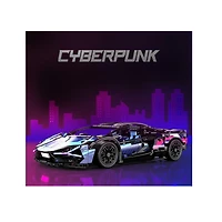Cyberpunk LAM Super Car Building Block Set – 1314 Pieces