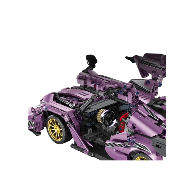 Apollo Hypercar Building Block Set – 1220 Pieces Super Car Model Kit