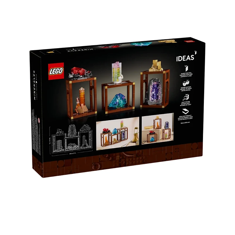 LEGO Ideas Mineral Collection 880 Pieces