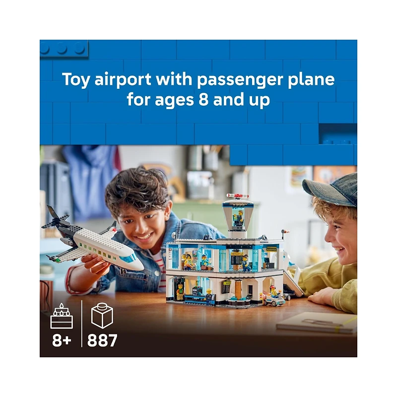 LEGO City Airport with Airplane 887 Piece