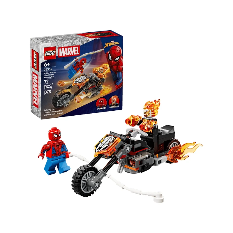 LEGO Marvel Spider-Man vs. Ghost Rider Motorcycle – 72
Pieces