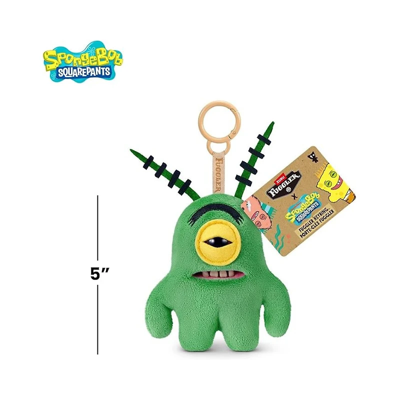 Fuggler SpongeBob SquarePants Fuggler Keychain Plush (Random Pick)