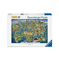 Ravensburger World Map Jigsaw Puzzle 5000 Piece