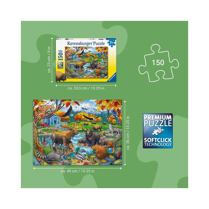 Ravensburger Wildlife Gathering XXL Jigsaw Puzzle 150 Piece
