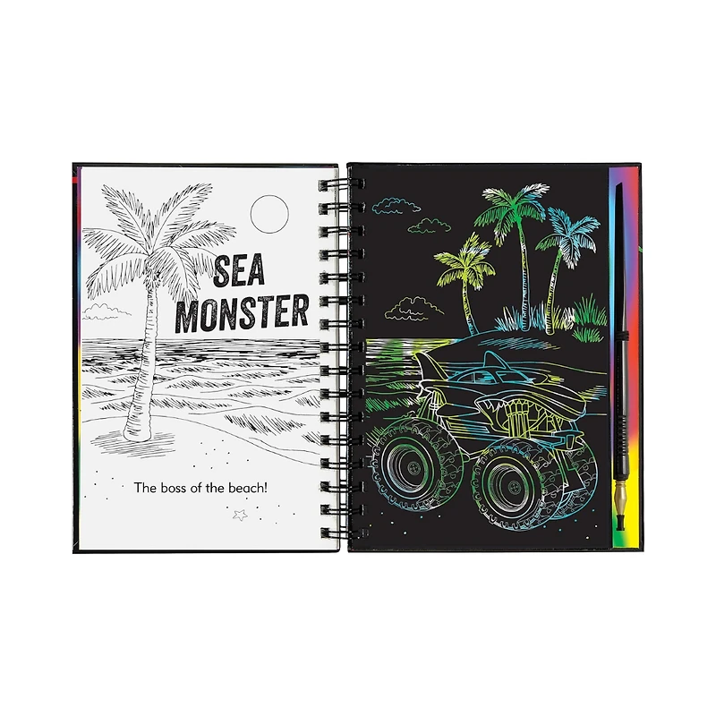 Scratch & Sketch Extreme, Monster Trucks
