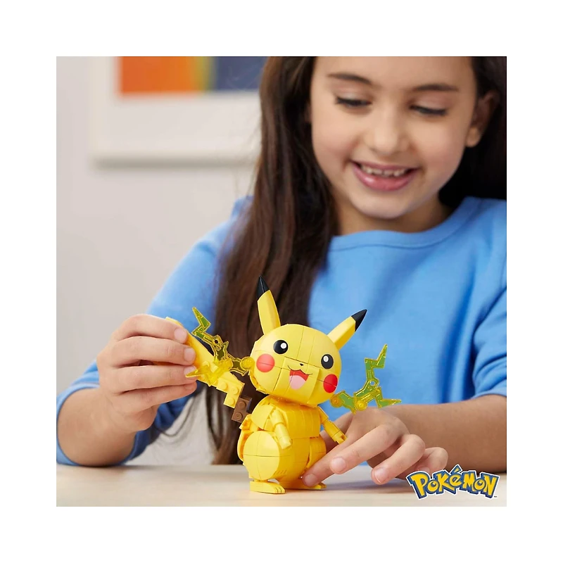 MEGA Pokémon Building Toys Set Build & Show Pikachu
