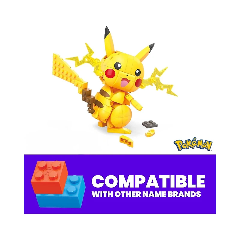 MEGA Pokémon Building Toys Set Build & Show Pikachu