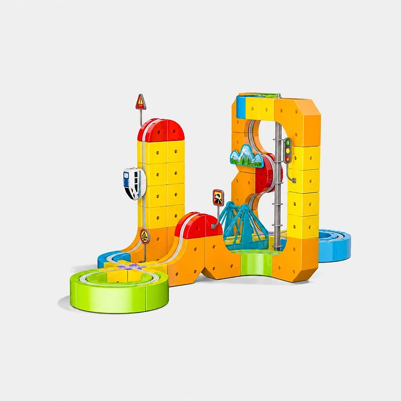 Anti Gravity Rail Car 122-Piece Track Building Set