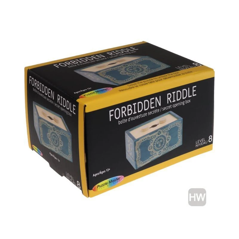 Forbidden Riddle Wooden Puzzle Box