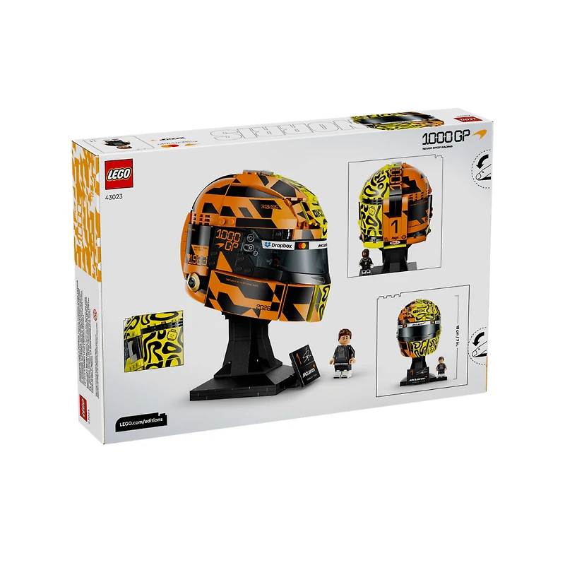 LEGO Editions McLaren Mastercard F1 Team Lando Norris Helmet 793 Pieces