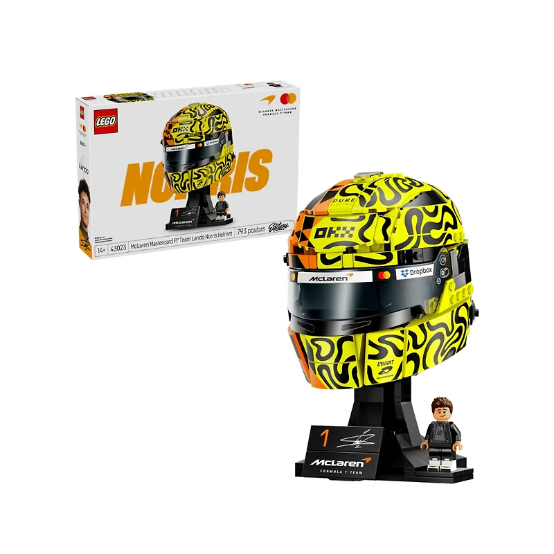 LEGO Editions McLaren Mastercard F1 Team Lando Norris Helmet 793 Pieces