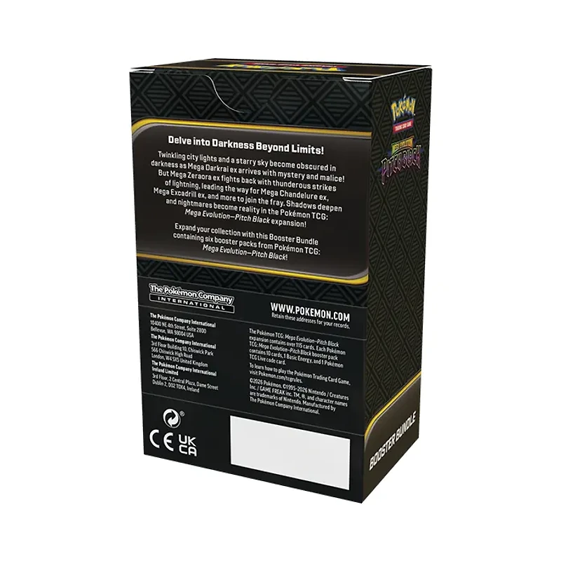 Pokemon TCG: Mega Evolution Pitch Black (ME05) Booster Bundle
