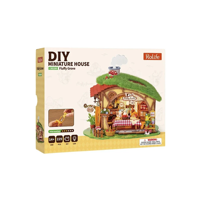 Robotime Rolife 3D Wooden Puzzle – Miniature House – Fluffy Grove