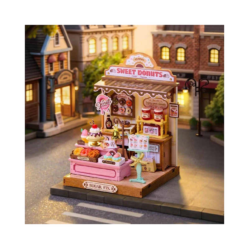 Robotime Rolife Sweetie’s Donut Shop DIY Miniature House