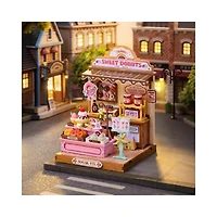 Robotime Rolife Sweetie’s Donut Shop DIY Miniature House
