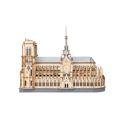 Robotime Rolife Rowood 3D Wooden Puzzle – Paris Cathedral