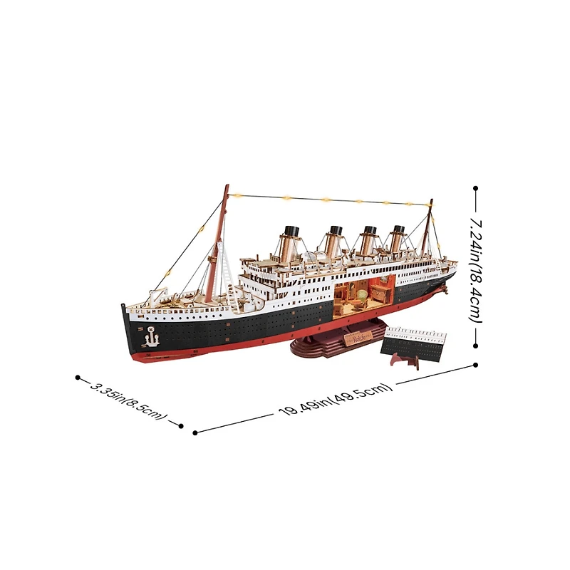 Robotime Rolife 3D Wooden Puzzle – 1912 Eternal Atlantic Voyager