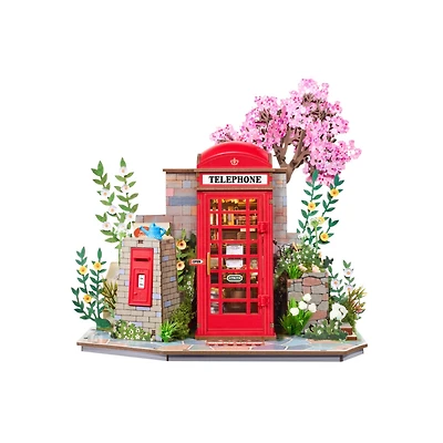 Robotime Rolife 3D Wooden Puzzle – Blossom Book Booth