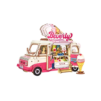 Robotime Rolife 3D Wooden Puzzle – Beverly’s Ice Cream Truck