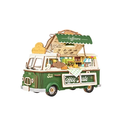 Robotime Rolife 3D Wooden Puzzle – Leo’s Coffee Truck
