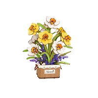 Robotime Rowood DIY Wooden Flower Bouquet Kit – Narcissus
