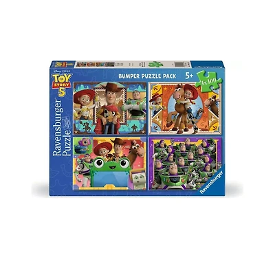 Ravensburger Toy Story 5 Jigsaw Puzzle – 4 x 100 Piece Set