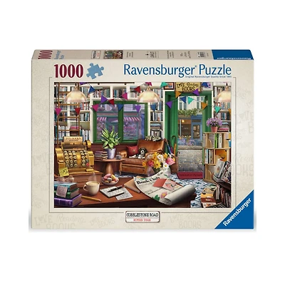 Ravensburger Cobblestone Road No. 3 Book Lover’s Shop Jigsaw Puzzle 1000 Piece