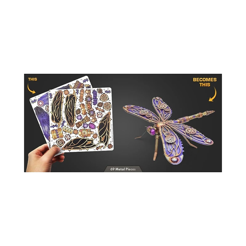 Metal Earth Steampunk Dragonfly 3D
