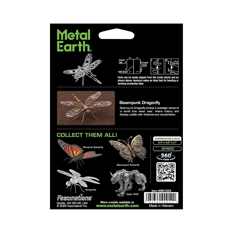 Metal Earth Steampunk Dragonfly 3D