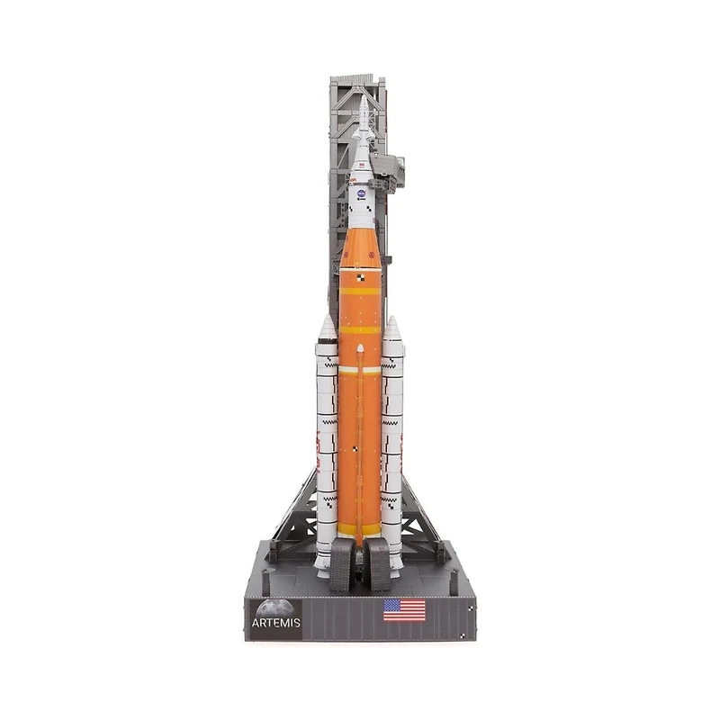 Metal Earth Premium Series Artemis Moon Rocket 3D Metal Model Kit
