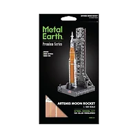 Metal Earth Premium Series Artemis Moon Rocket 3D Metal Model Kit