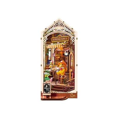 Robotime Rolife 3DWP Holiday Café  Wooden Puzzle Building