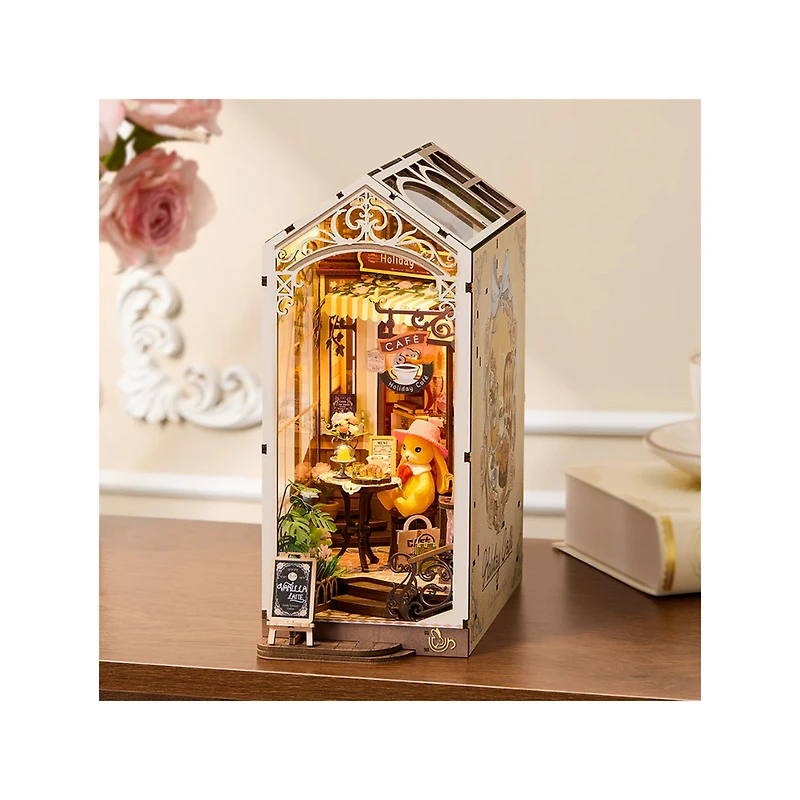 Robotime Rolife 3DWP Holiday Café  Wooden Puzzle Building
