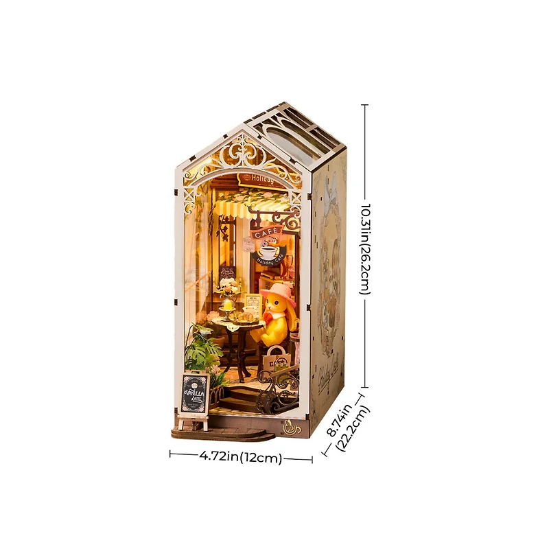 Robotime Rolife 3DWP Holiday Café  Wooden Puzzle Building