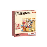 Robotime Rolife Pawfect Pet Shop 3D Wooden Book Nook Kit